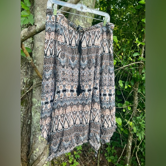 Tribal Print Neutrals Skirt - Picture 5 of 7